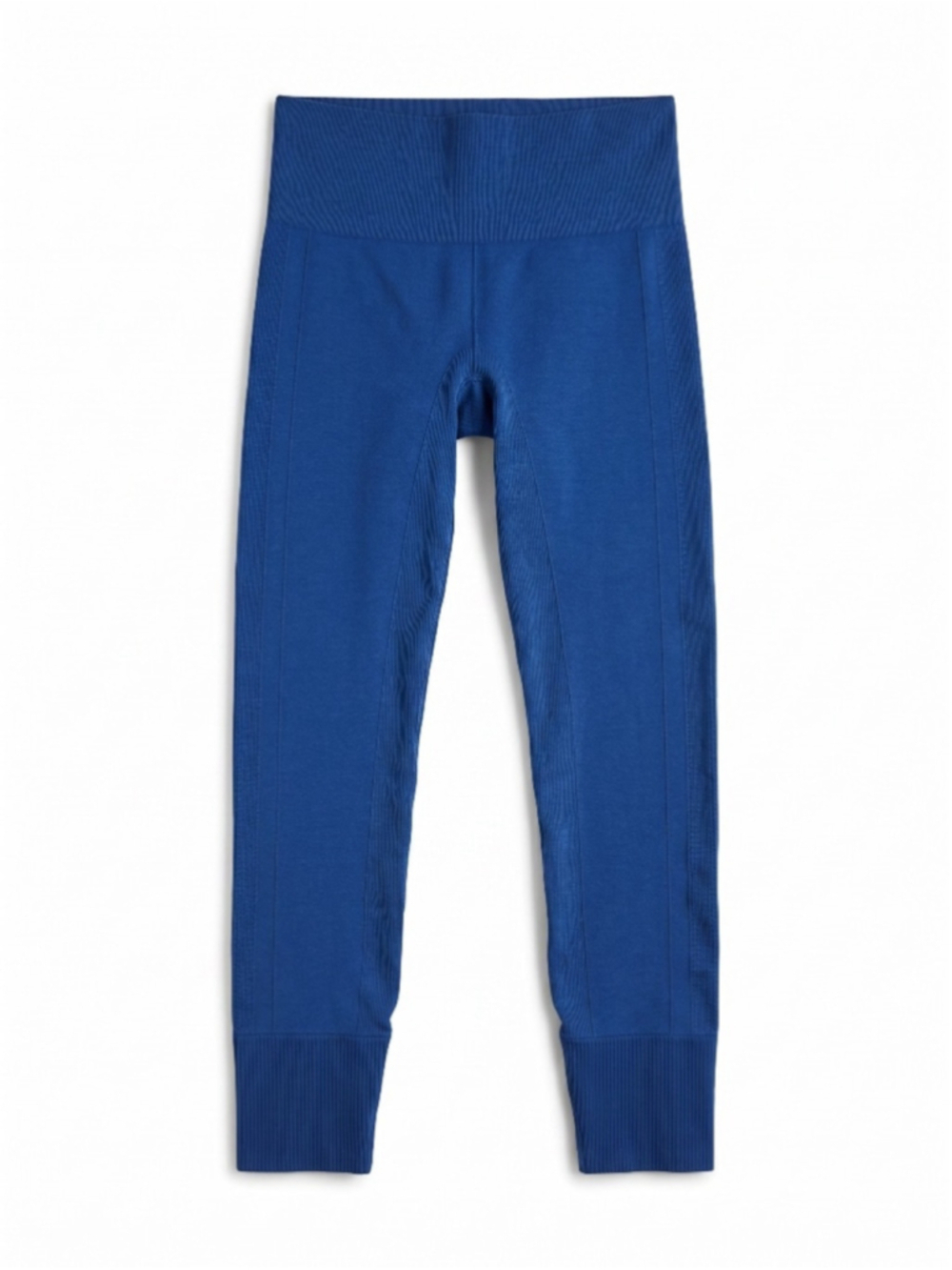 LULULEMON Zone In Cropped Yoga Blue High-waisted Leggings, Sz 8